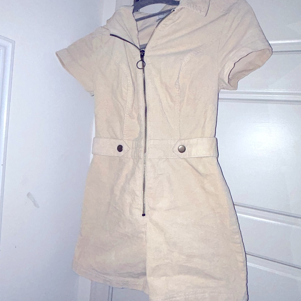 Urban outfitters romper. Tan.